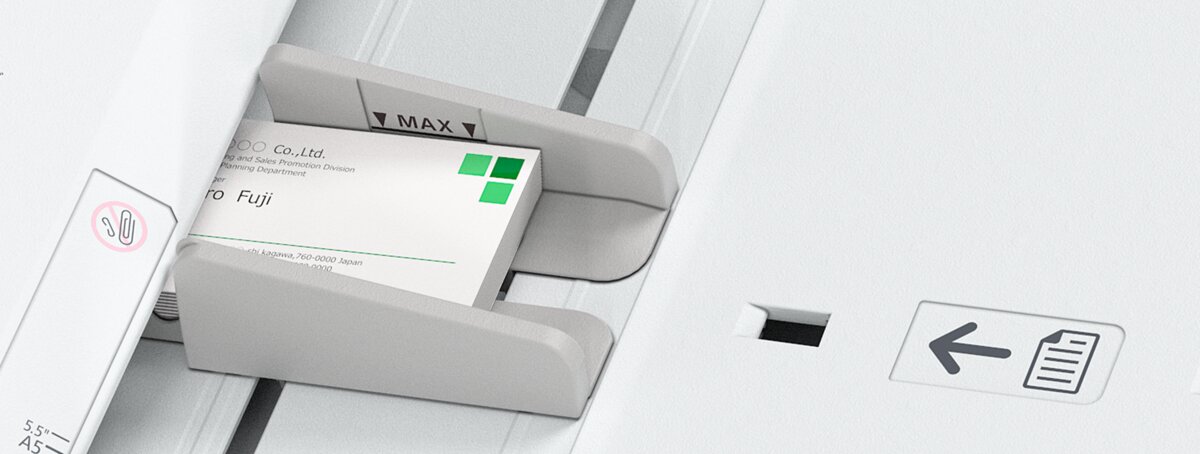 Business cards scanning