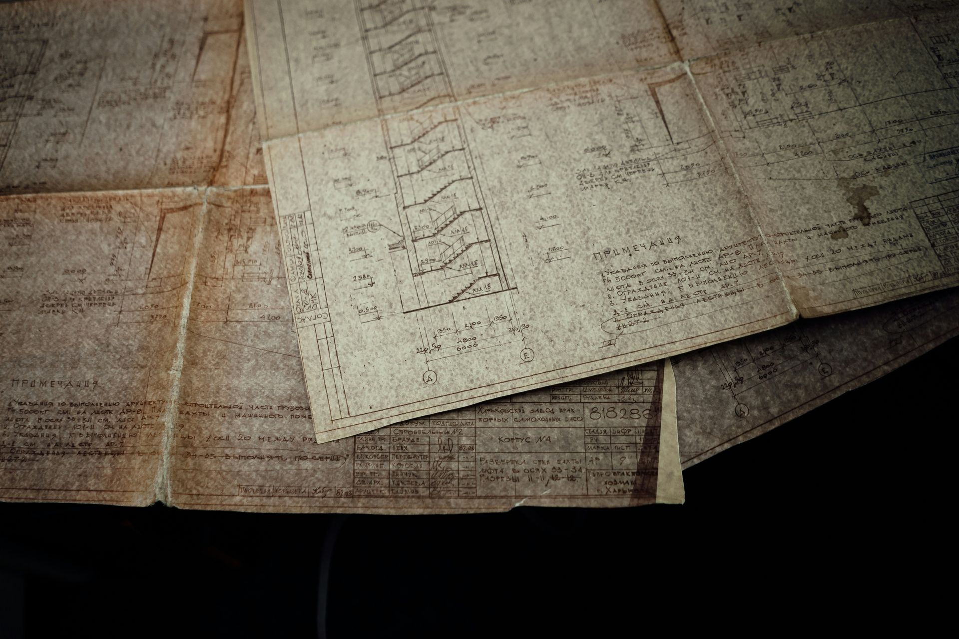 Architectural plans for bid sets